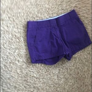 purple shorts